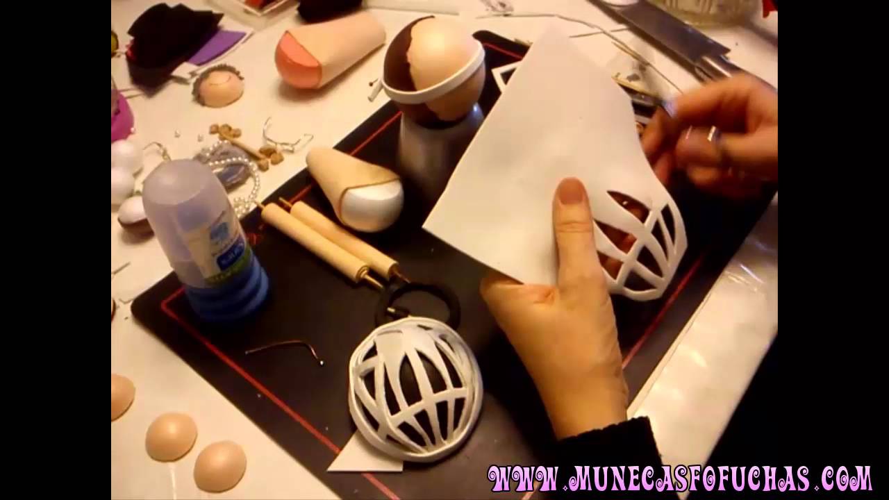 Como hacer casco ciclista Fofucho