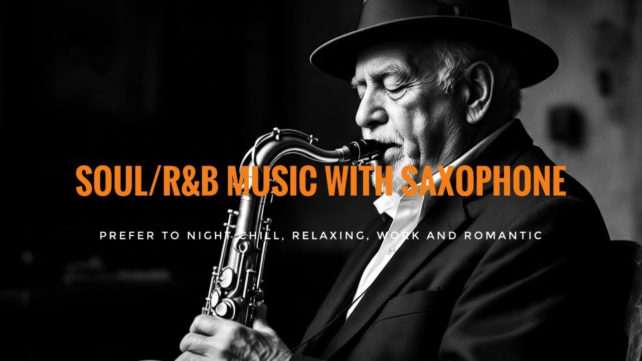 Late Night Soul R&B Instrumental with Saxophone 🎷| Calm & Peaceful