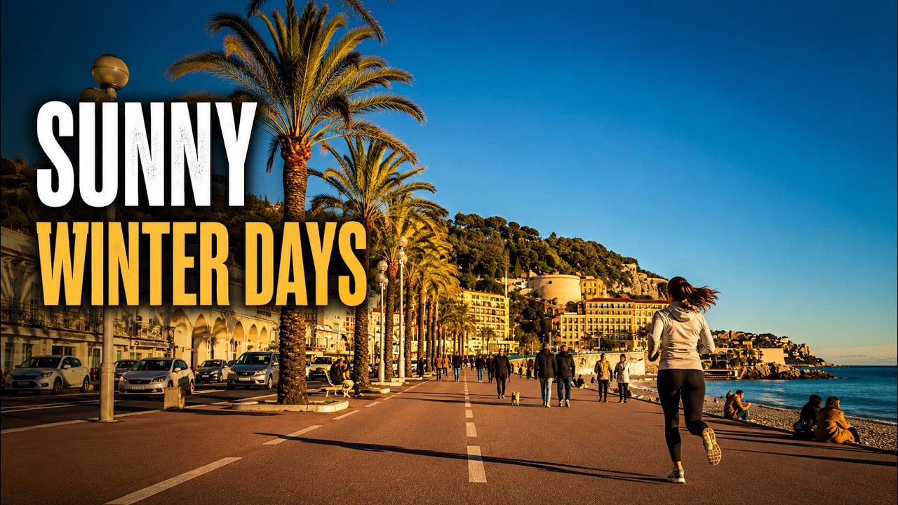 Cycling Nice France 4K POV | Promenade des Anglais Bike Ride ASMR