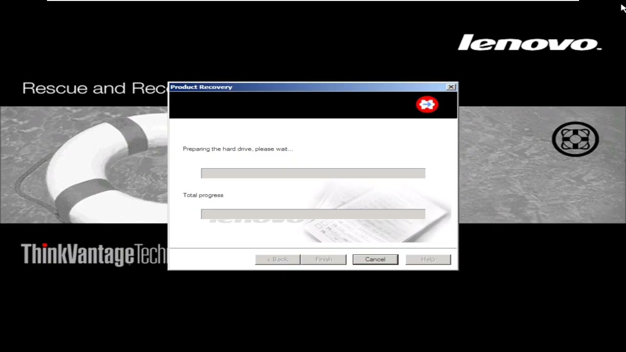 Lenovo Thinkpad SL300 Recovery on VMware (Windows Vista Buisness)