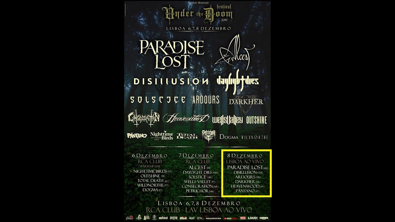 Pântano - Inferno/Semi​ ​Alma (Under The Doom, Dia 3, LAV, Lisboa, 08-12-2019)