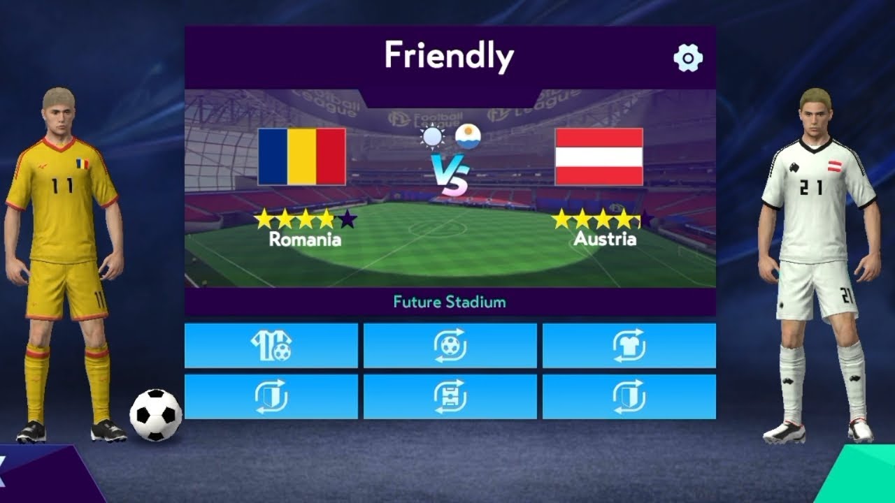 Football League 2025 gameplay #3 România vs Austria