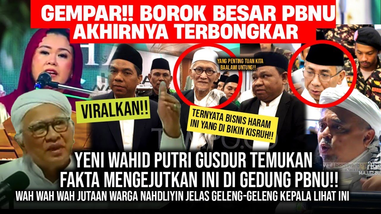 🔴AKHIRNYA TERUNGKAP!! YENI WAHID TEMUKAN REKAM JEJAK MENGEJUTKAN INI DIGEDUNG PBNU,