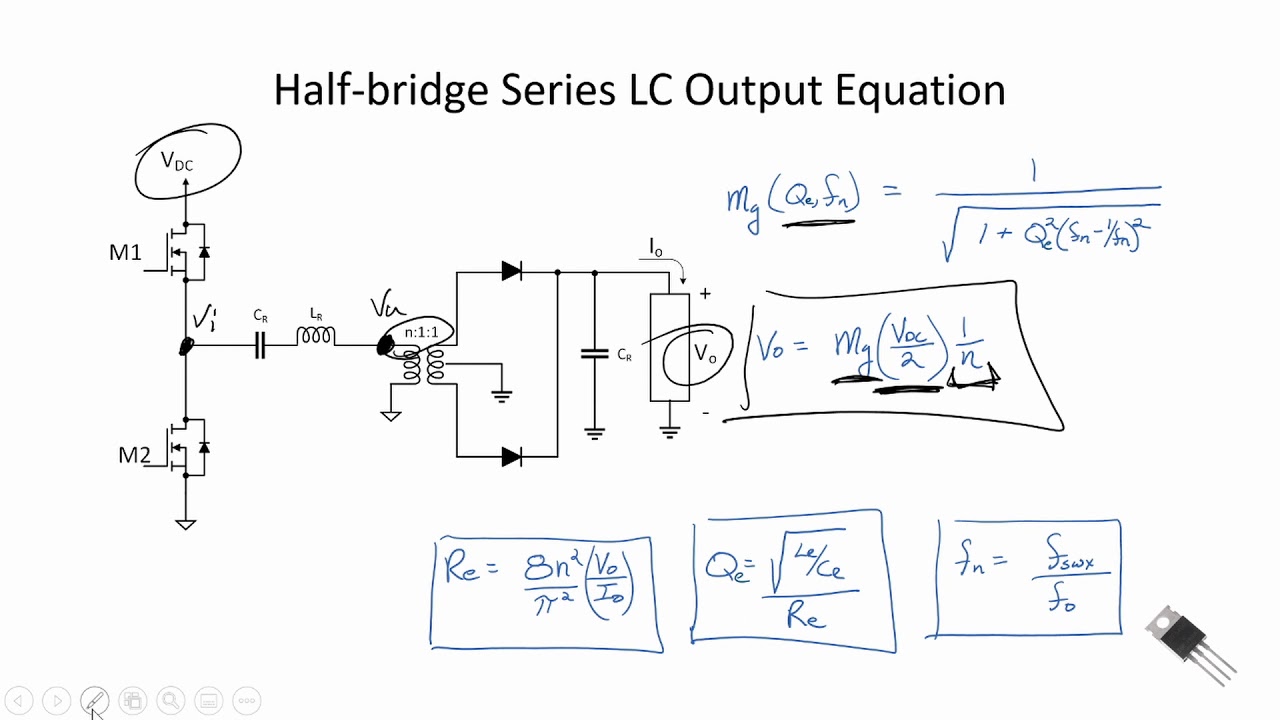 Power Electronics - Series Resonant Converters - Gain Equation