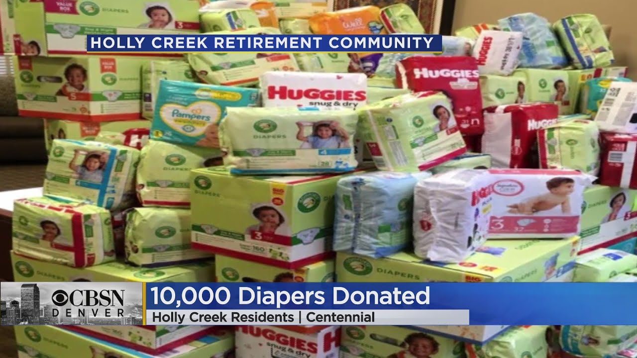 ‘Diaper Deputies’ At Centennial Retirement Community Collect 10,000 Diapers For Families Struggling