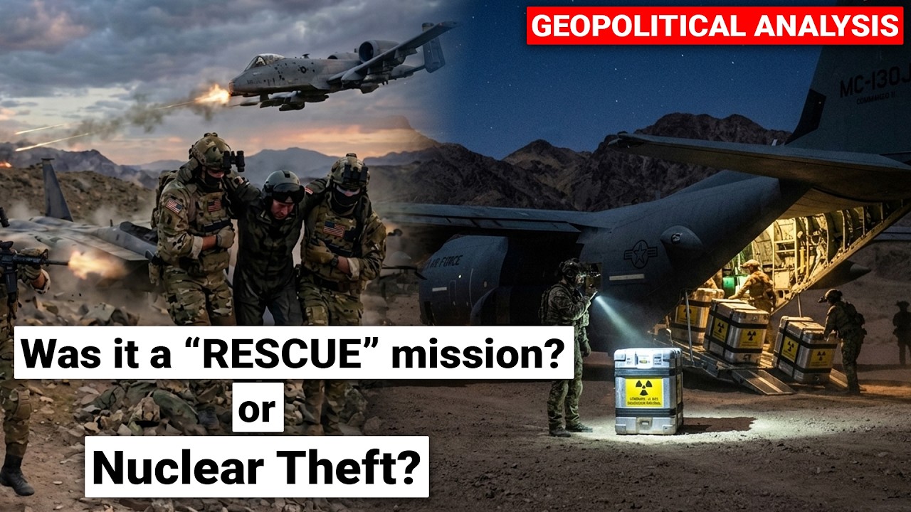 How US rescued Pilot Inside Iran | Was it a rescue mission or Nuclear theft in disguise