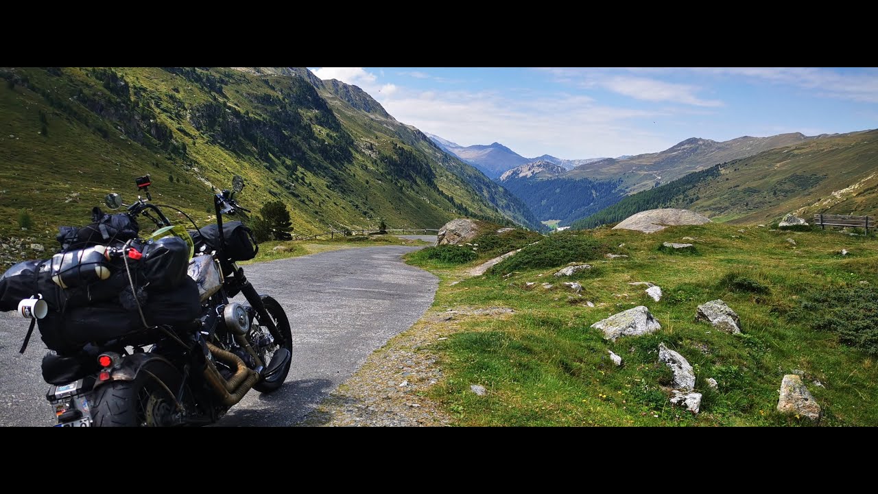 Motorradtour in den Alpen mit der Harley 2023 Part 1 von 2