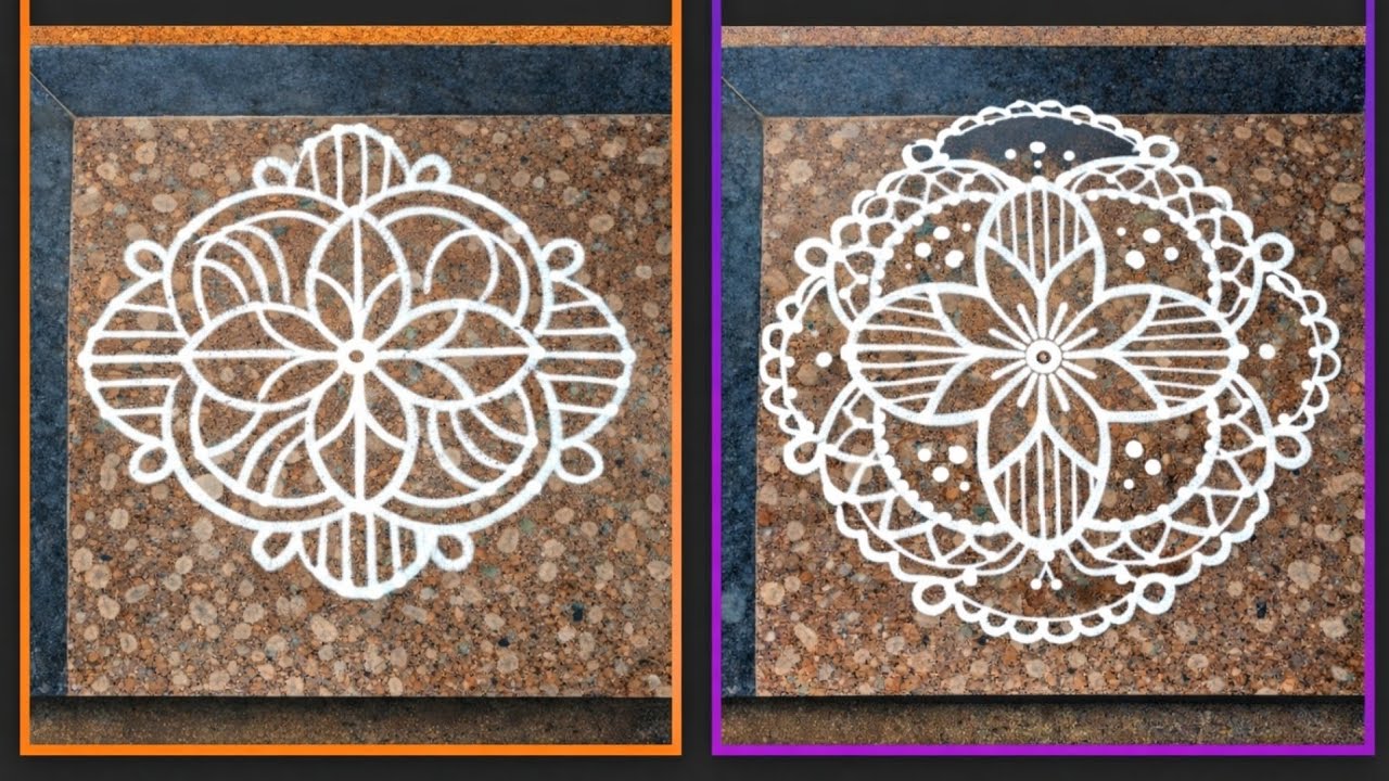 Simple Rangoli Desien 