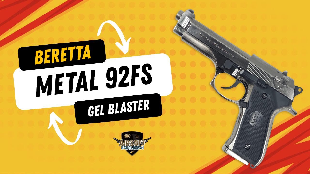 Unboxing Metal Beretta 92FS Gel Blaster Pistol #airsoft #gelblasters #toys