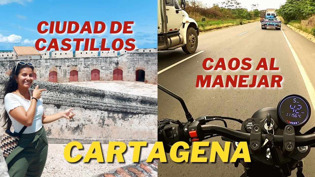 CARTAGENA PROBABLEMENTE LA CIUDAD MÁS CAÓTICA 😱 PARA CONDUCIR / VISITO UN CASTILLO || Ep. 12.