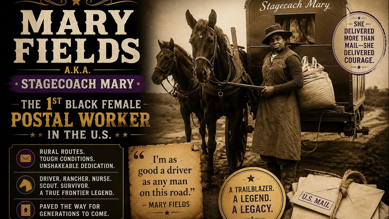 Mary Fields a.k.a. Stagecoach Mary: The 1st Black Female Postal Worker in the U.S.