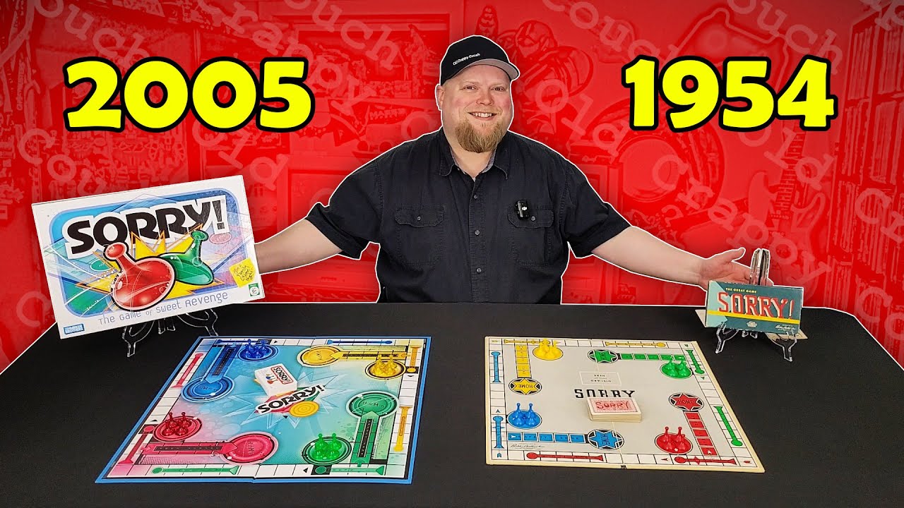Sorry! Retro Board Game Review – 1954 vs 2005!
