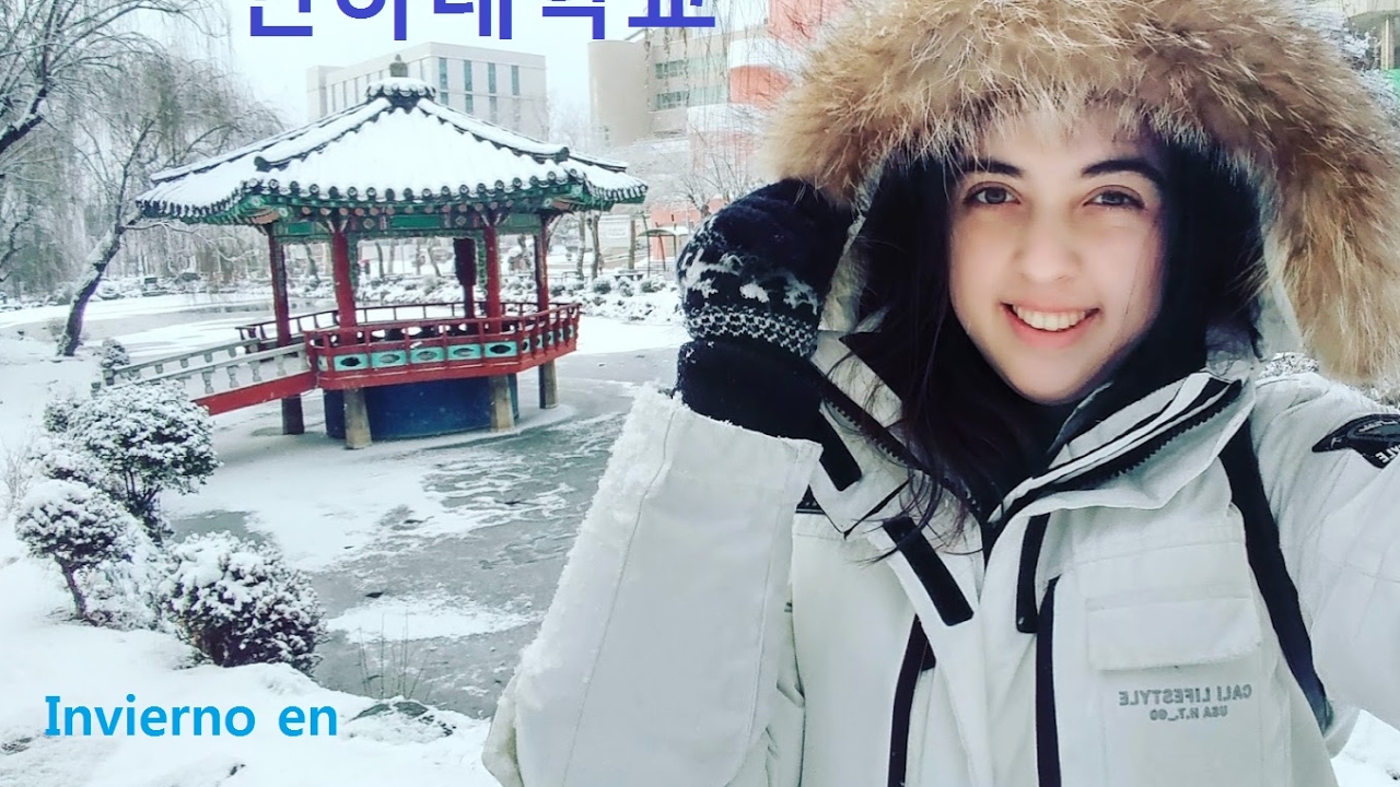 Invierno en mi universidad en Corea (Inha University)