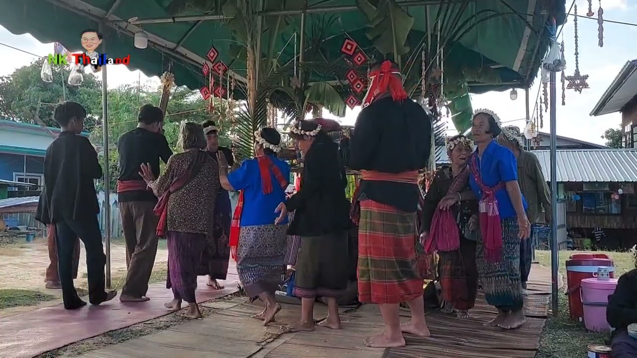 รำผีฟ้า บ้านสวนฝ้าย