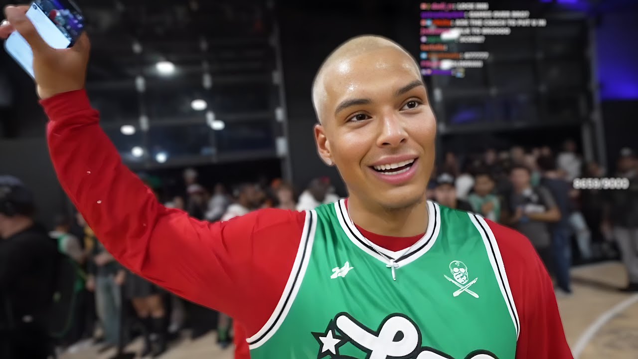 5v5 Basketball Game vs Justin Bieber | Marlon Stream 10/16/25