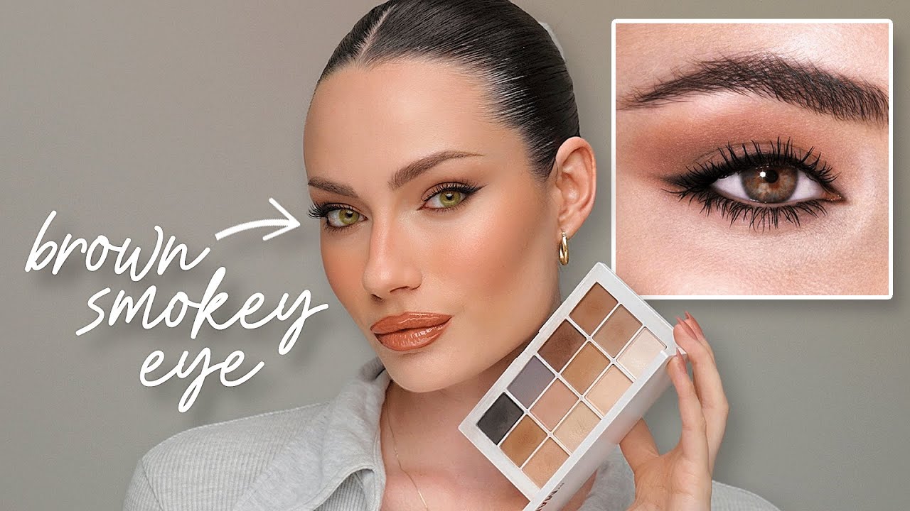 Brown Smokey Eye for Beginners (Step-by-Step Tutorial)