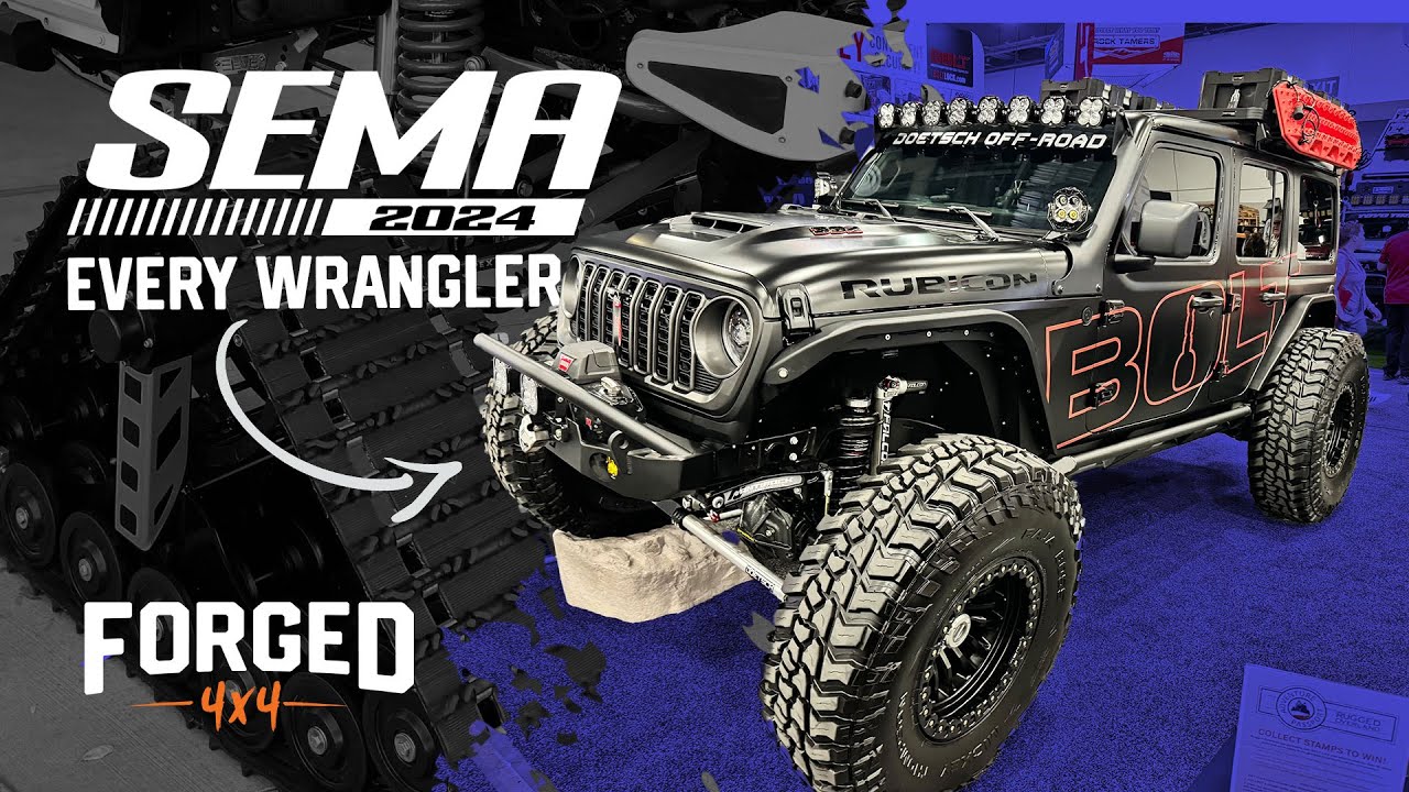 Every Jeep Wrangler Spotted at SEMA SHOW 2024! | Insane Custom Builds You Have to See