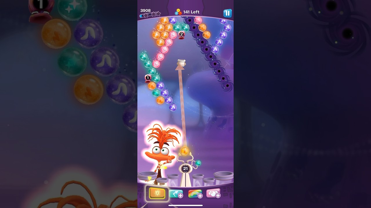 Bursts of Emotion Level 5 with Anxiety: Inside Out Thought Bubbles #insideout #gaming #shorts
