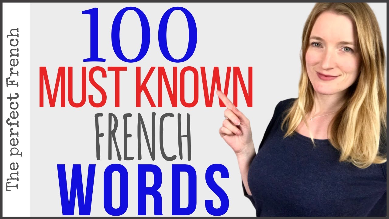 100 must known French words | French vocabulary | Learn French