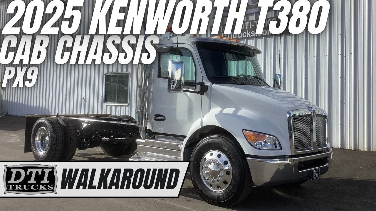 2025 Kenworth T380 Cab/Chassis Truck, PX9 Diesel, Auto Trans #17984M
