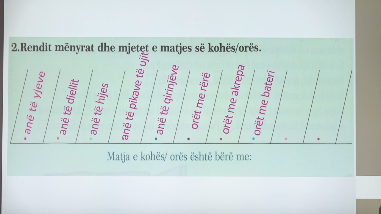 2 01 087 - Java 18 - Gjuhë shqipe - Historia e orës P