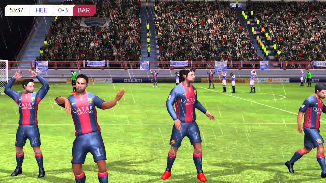 Dream League Soccer #3 Barcelona vs A Milan