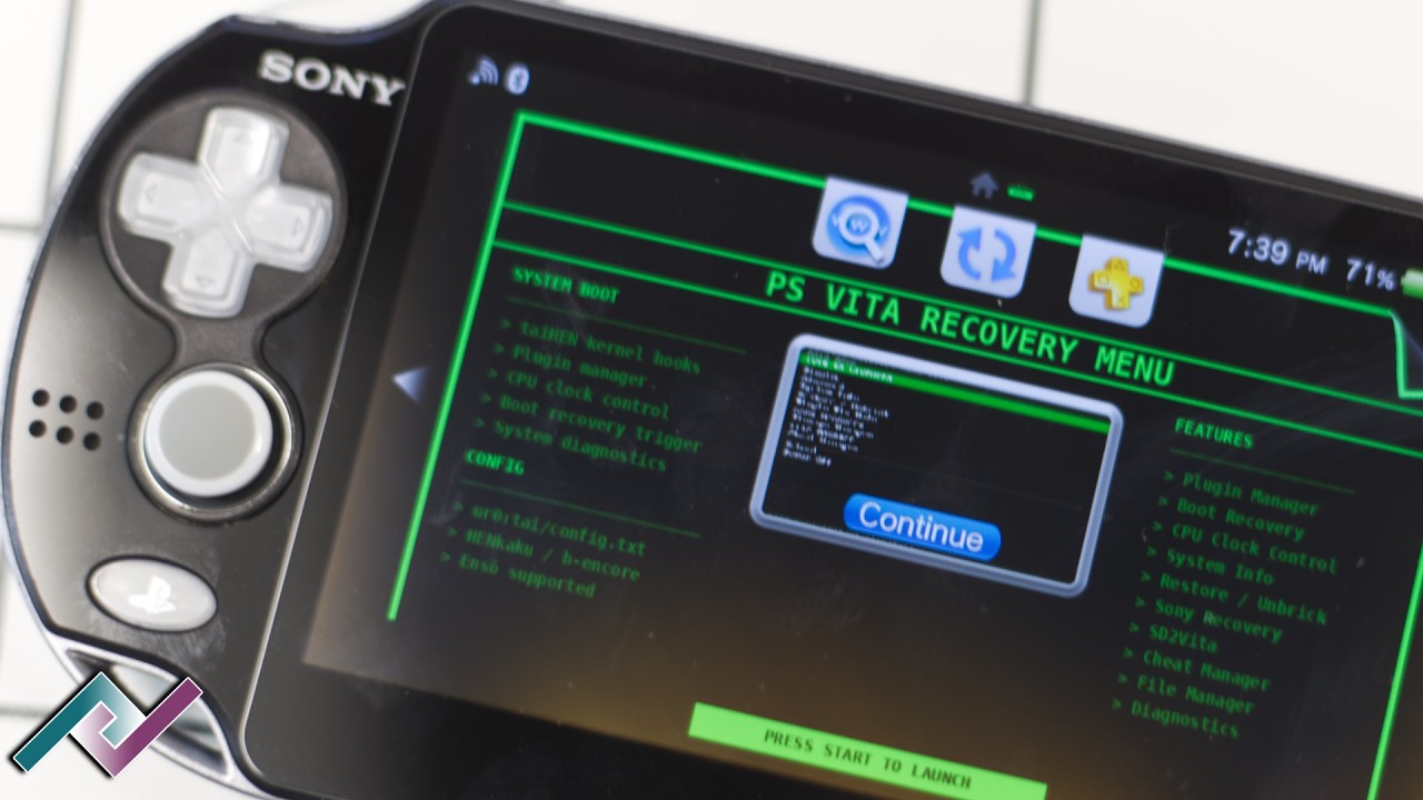 Новое меню восстановления PS Vita v1.0 + первый взгляд на 2026 год!