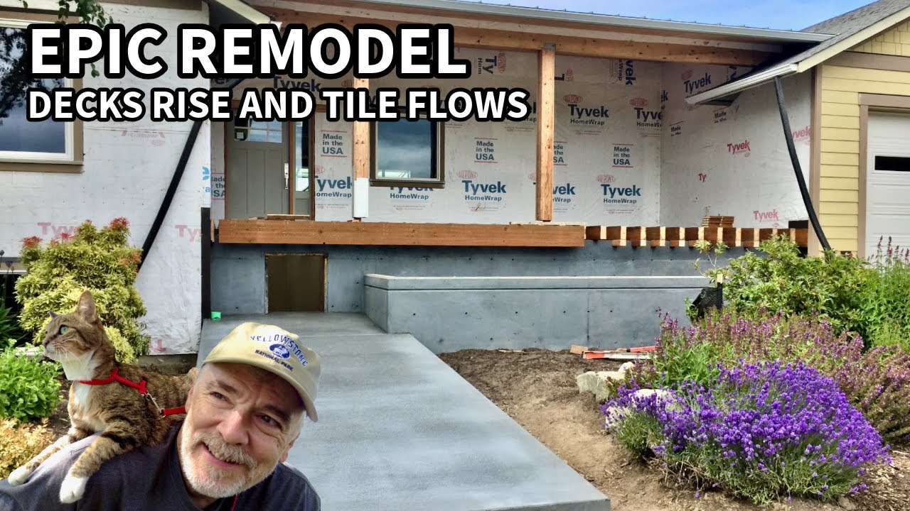 Epic Remodel - Part 23: Decks Rising and Tile Flowing