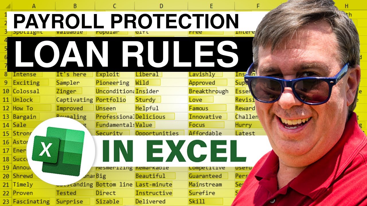 Excel - SBA Updates Rules For Payroll Protection Loan - Episode 2330A