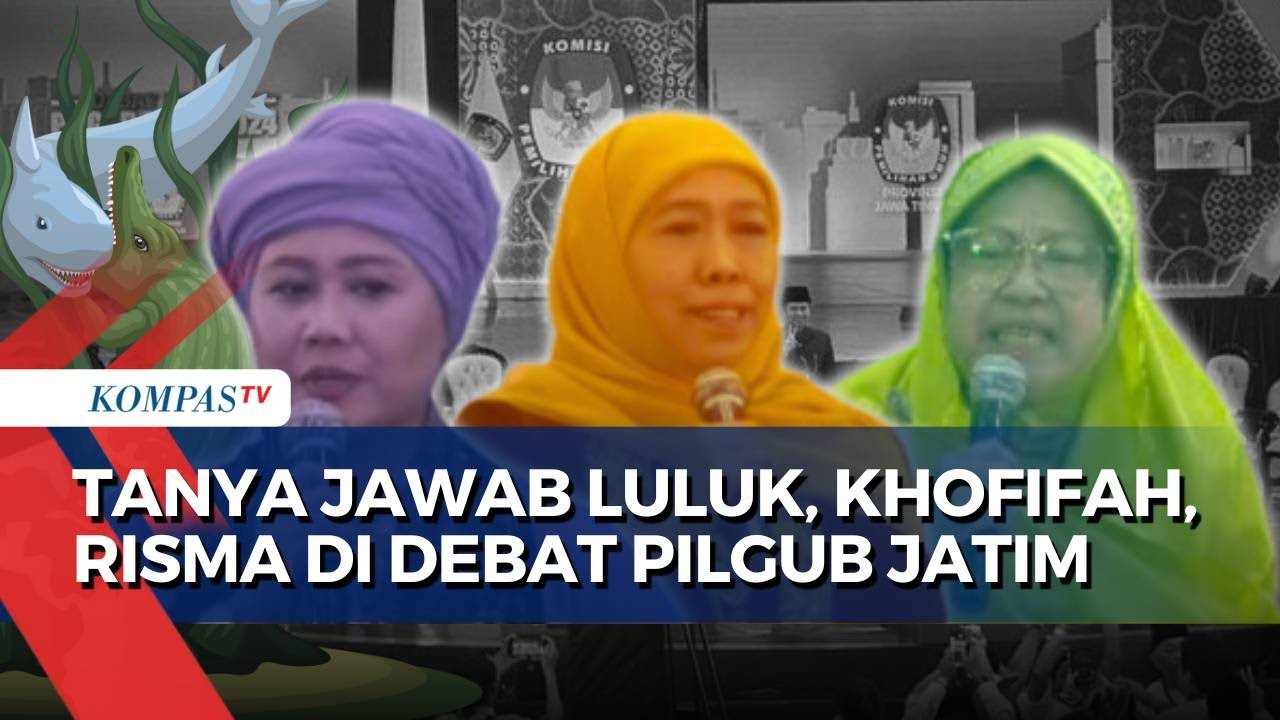 [FULL] Tanya Jawab Luluk, Khofifah, Risma di Debat Pilgub Jatim, Tema Demografi-Kesejahteraan