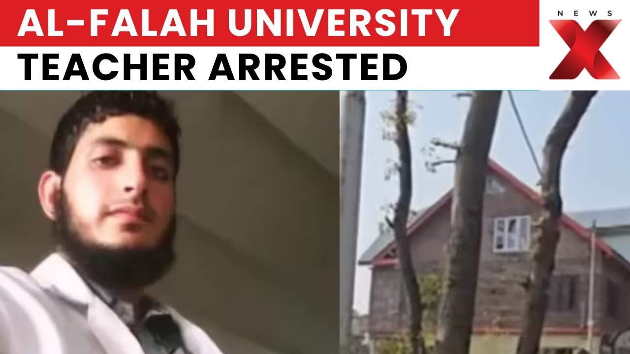 Faridabad Al-Falah University Teacher Muzammil Accused in Explosives Case, Arrested by Police