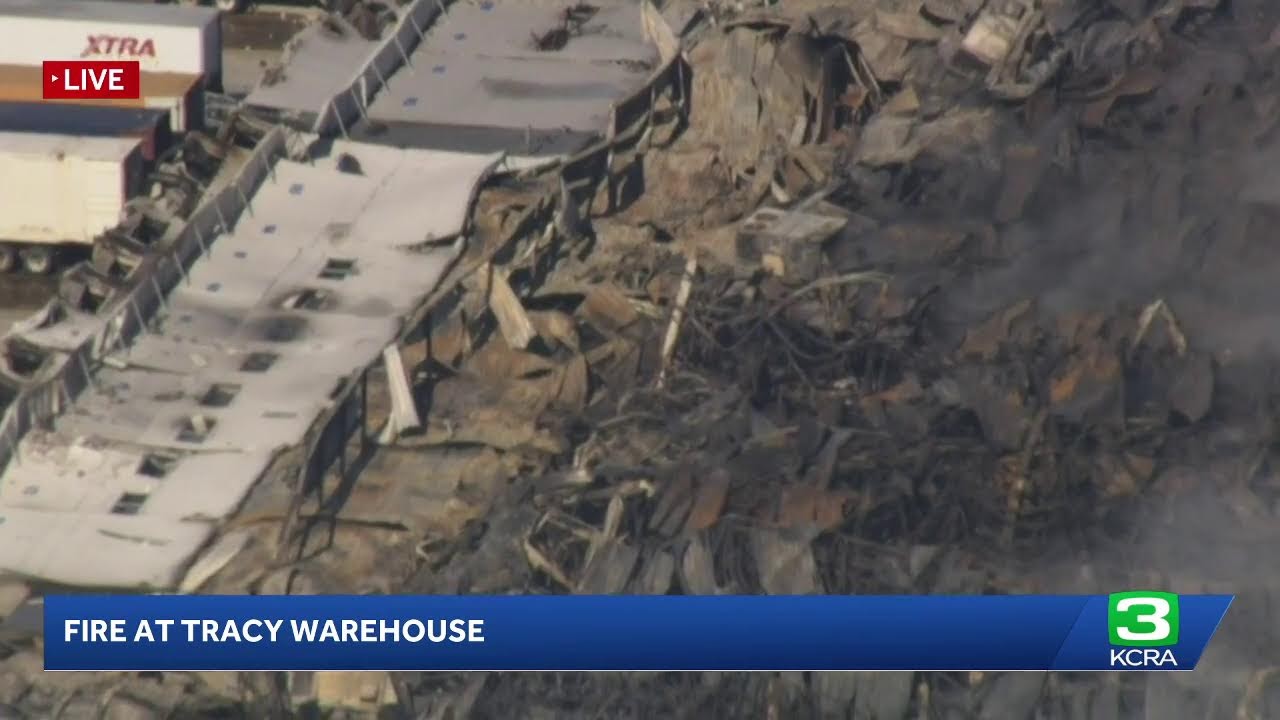 LIVE | Tracy warehouse fire