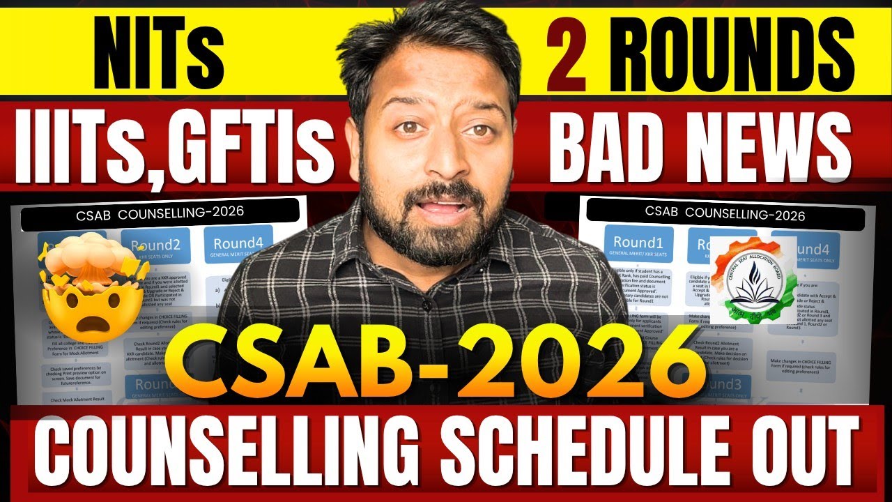 СРОЧНО 🤯 Опубликовано расписание CSAB Counselling 2026 🔥 Влияние на проходные баллы | Процесс CSA...
