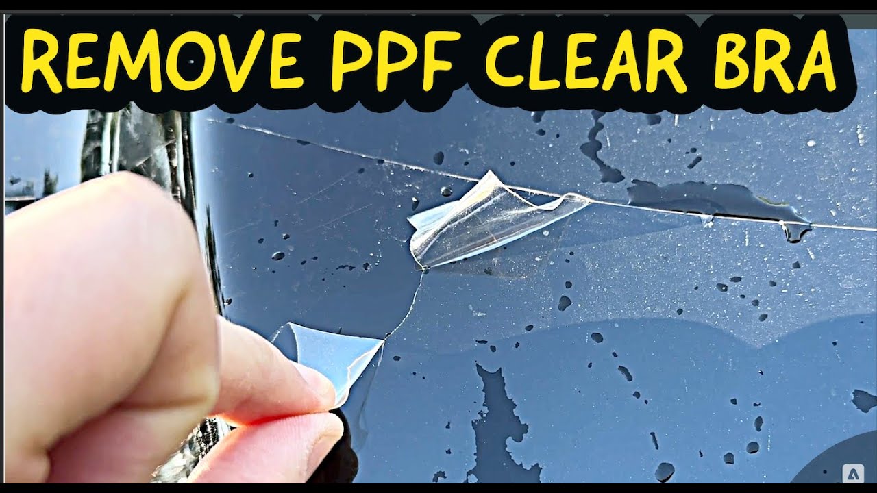 Easiest Clear bra PPF Removal Technique - Once I Found the Trick it was Fast and Easy