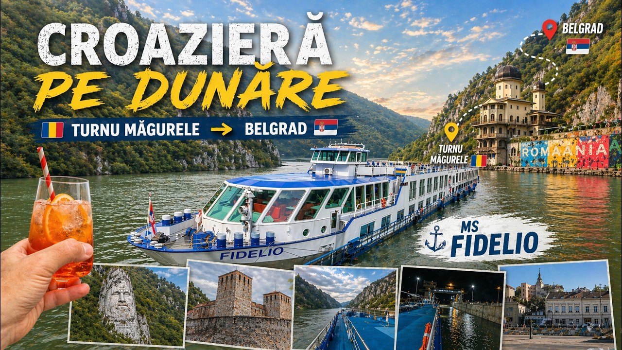 Croazieră pe Dunăre (Turnu Măgurele 🇷🇴 - Belgrad 🇷🇸) cu MS Fidelio