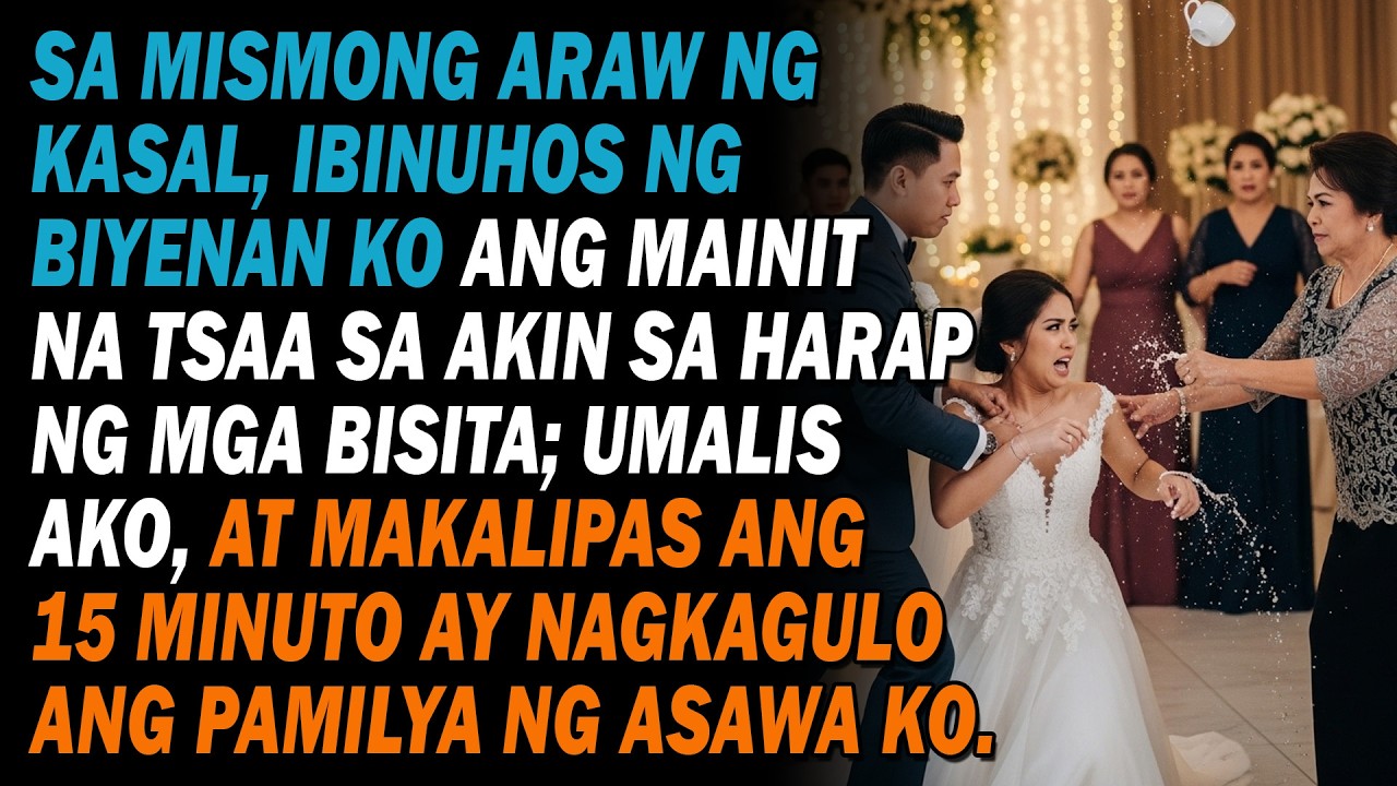 💥 Pag-abot Ko Ng Tsaa, Ibinuhos Ng Biyenan Sa Akin… Natigilan Ang Buong Kasal! 😱