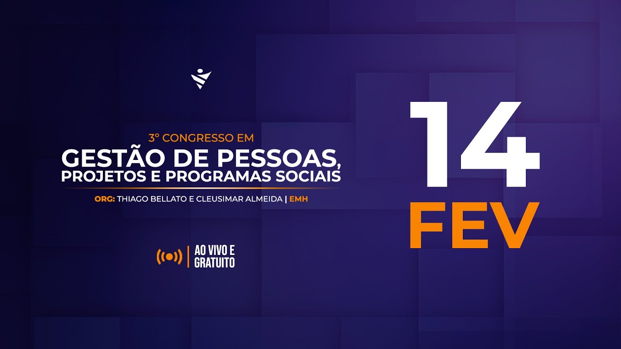 3º Congresso em Gestão de Pessoas, Projetos e Programas Sociais