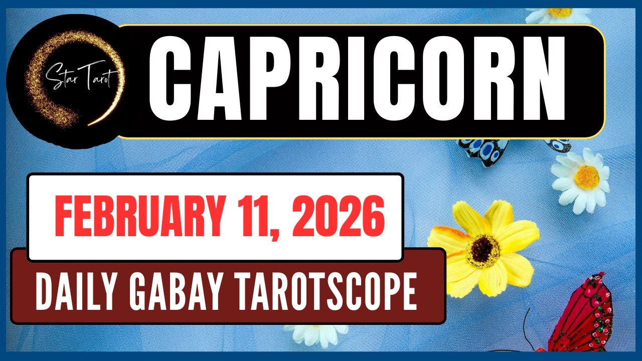 ANO'NG KAILANGAN MONG MALAMAN NGAYON CAPRICORN FEBRUARY 11, 2026  💫DAILY GABAY TAROTSCOPE