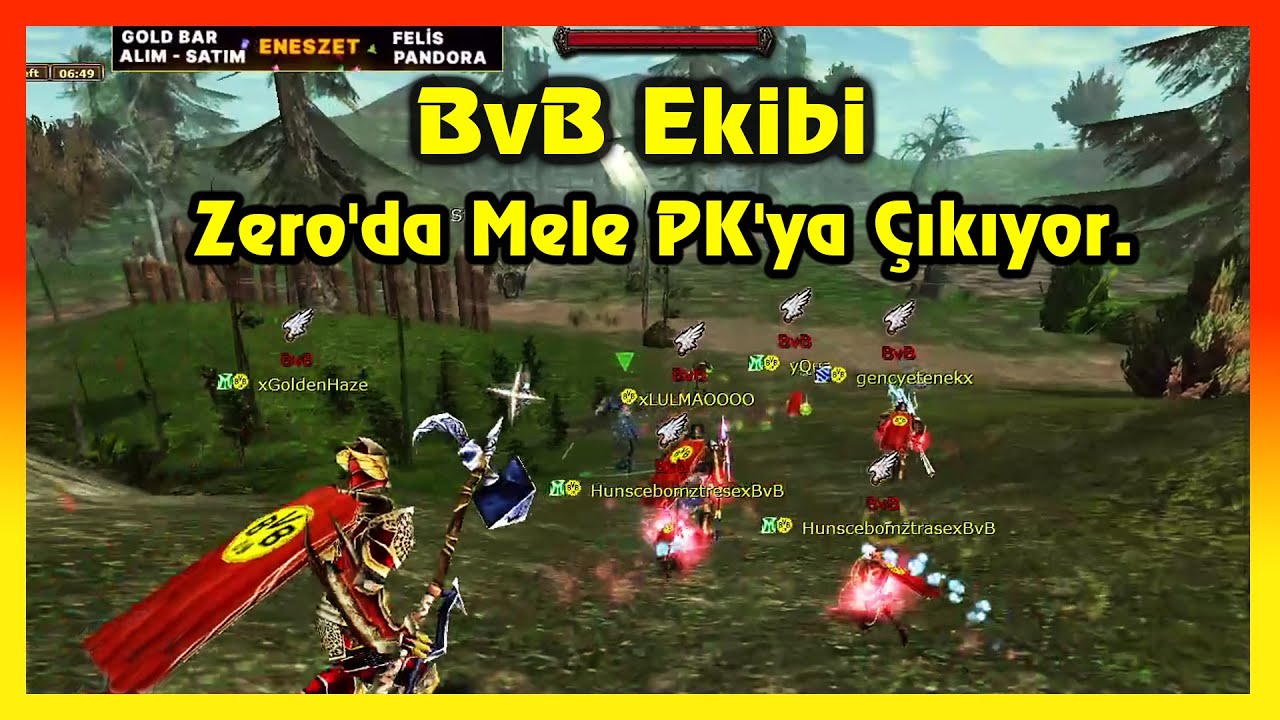 Knight Online PK | BvB Ekibi Zero'da Mele PK'ya Çıkıyor.