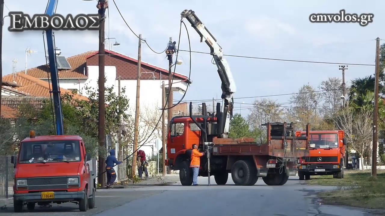 Πλατύ – Συνεχίζονται τα έργα της ΔΕΗ – Διακοπές ρεύματος