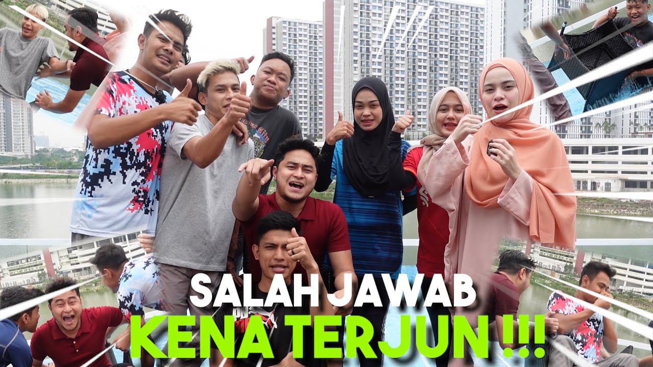 ICAA TAKUT DENGAN SWIMMING POOL !!!SALAH JAWAB TOLAK TERJUN KOLAM...