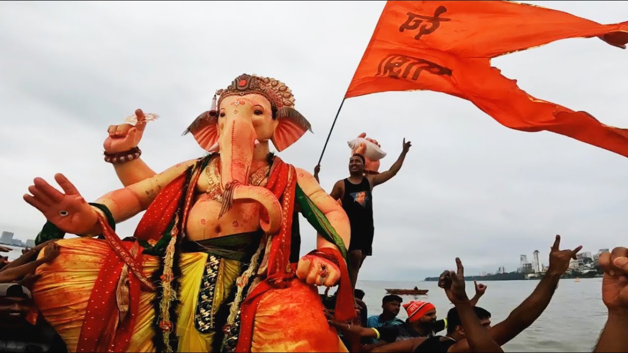 Umarkhadi Cha Raja Visarjan 2022 - Dev Majha Visarjan 2022 Visarjan - Girgaon Chowpatty 2022