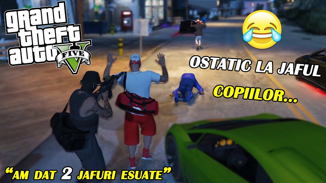 FiveM - Copiii dau fail la jaf 🤣 Razi de mori !!