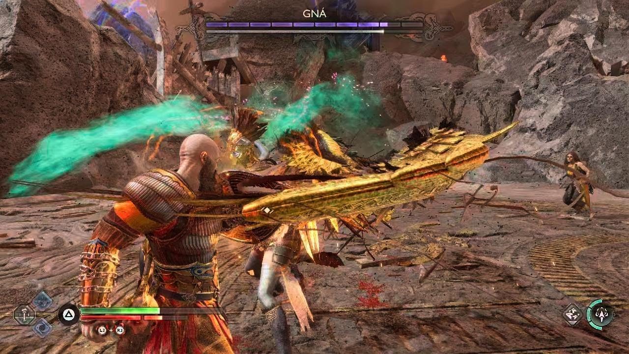 God of War Ragnarök: Reyna Gna//modo dame god of war//sin talismán del tiempo//sin armadura potente