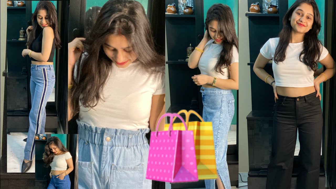 Myntra jeans haul|Boyfriend fit jeans| Flared jeans|