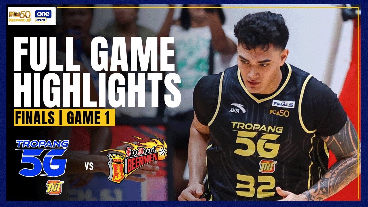 TNT vs. SAN MIGUEL | FINALS GAME 1 | FULL GAME HIGHLIGHTS | PBA SEASON 50 PHILIPPINE CUP
