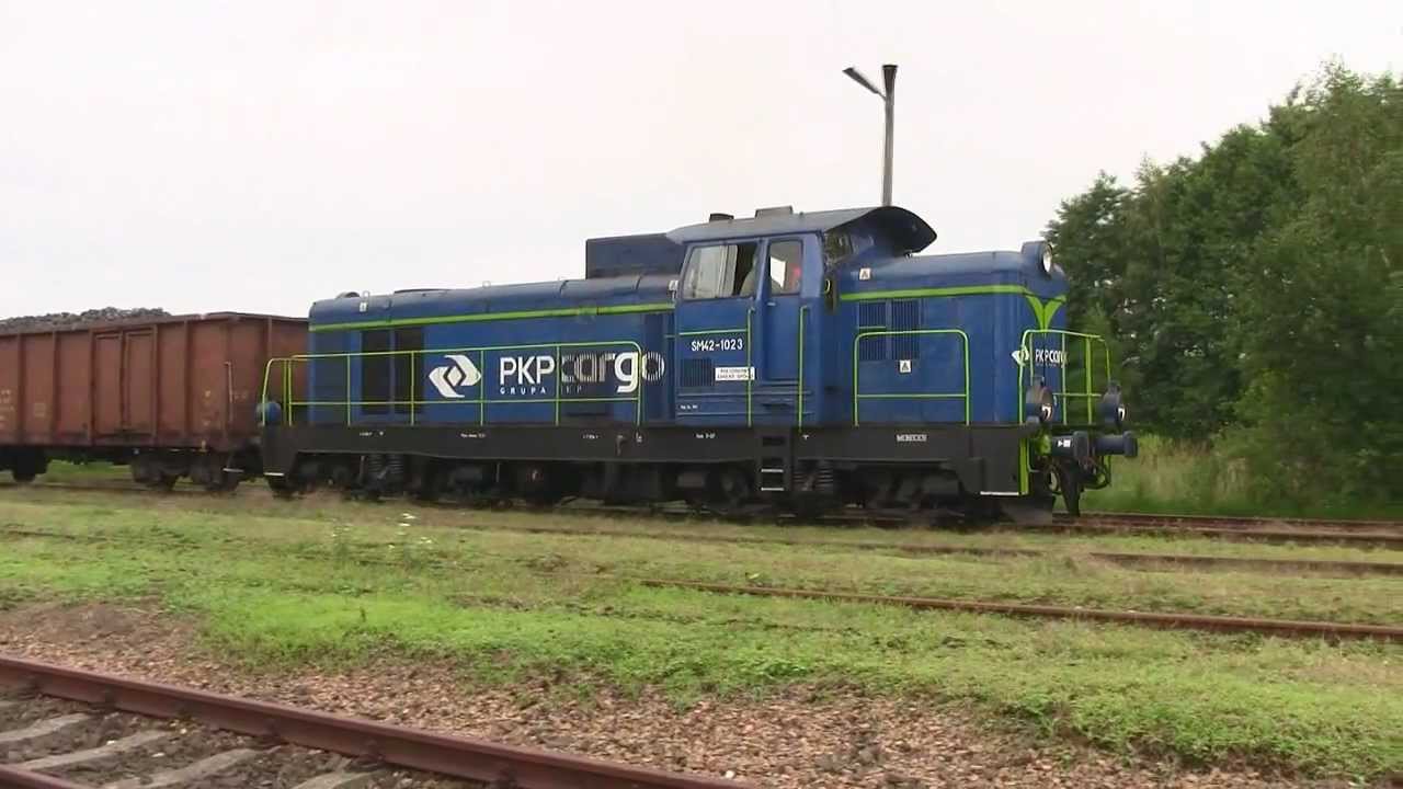 Odpalanie i manewry SM42-1023 na stacji w Jedliczu. (Klakson, Rp1, i coś ponadto...)