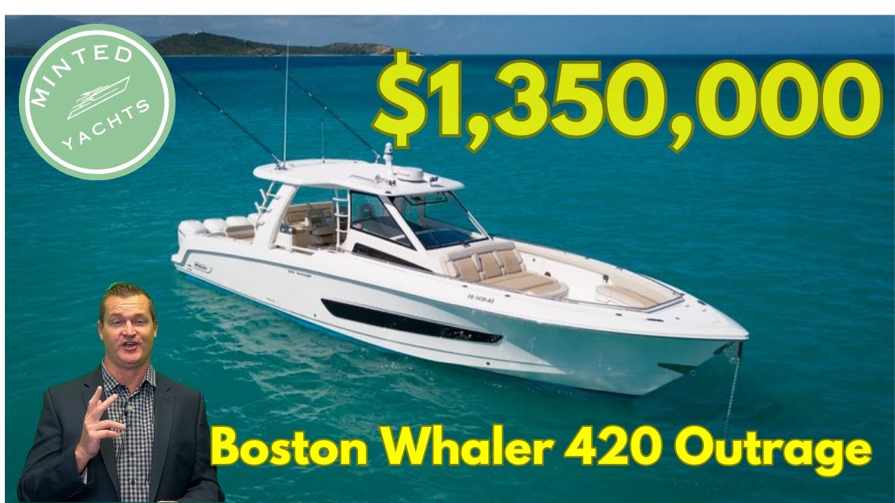 $1,350,000 Boston Whaler 420 Outrage | Florida & Caribbean Excellence 🌊🚤 Stock: YachtSpecsDirect.com
