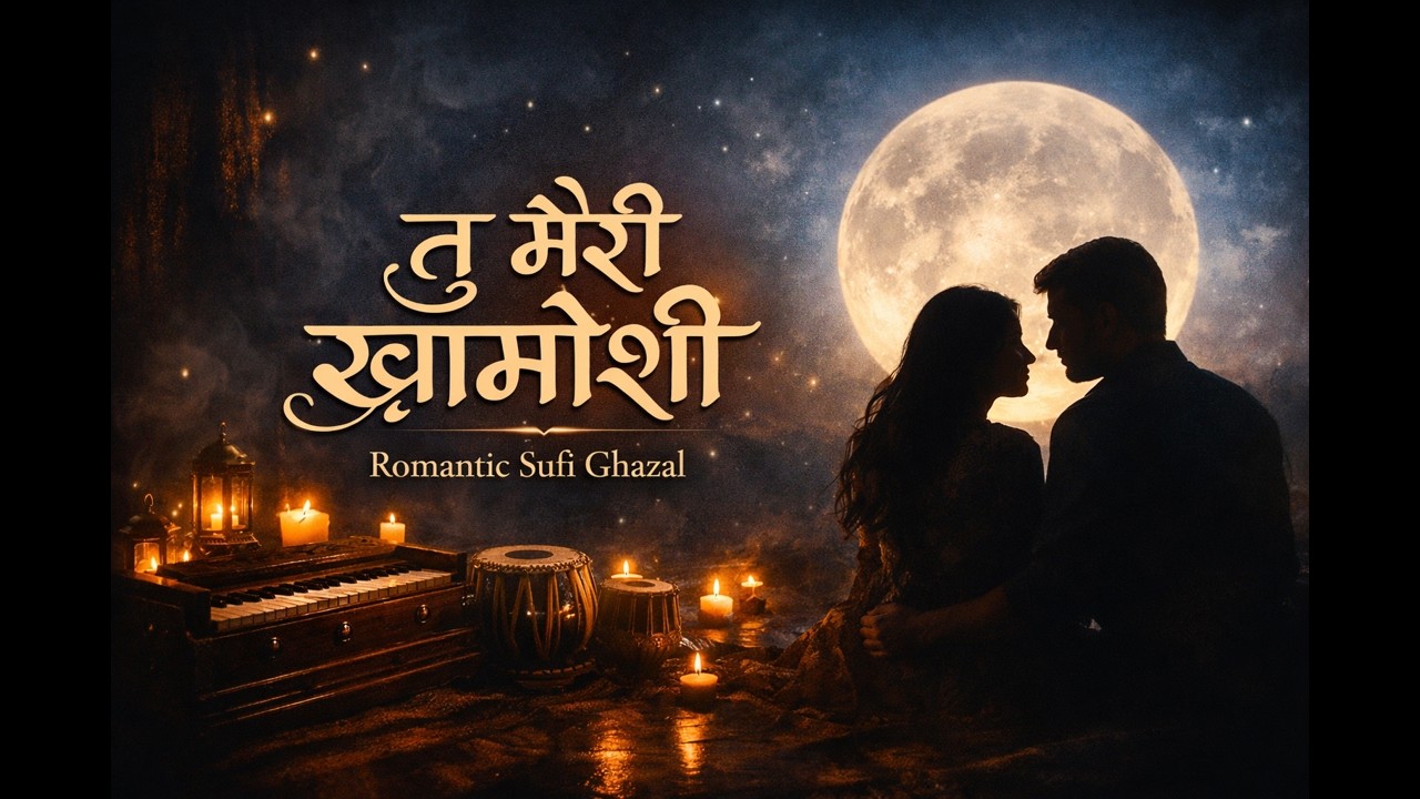तू मेरी ख़ामोशी | Romantic Sufi Ghazal Duet | Soulful Hindi Love Song