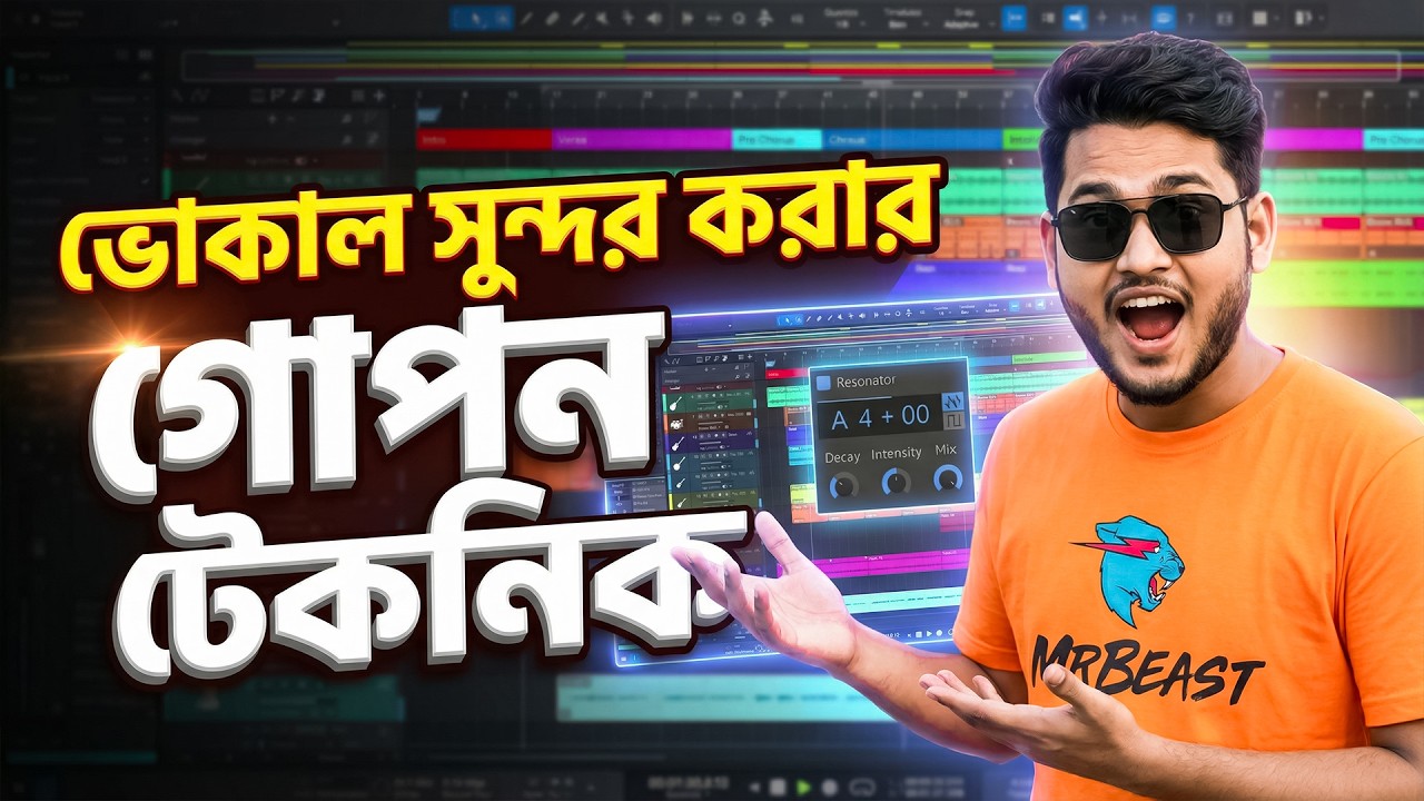 Studio Ready Vocal মাত্র ১টা টেকনিকে! 😱 Mixing Secret